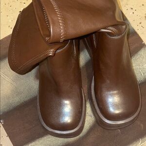 Brown Leather Boots
